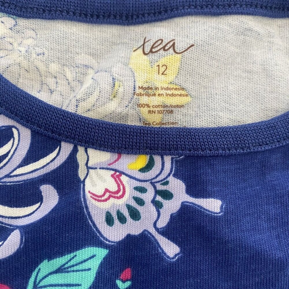 NWT Tea Collection USA Butterfly Floral Dress Size 12 - Picture 2 of 2